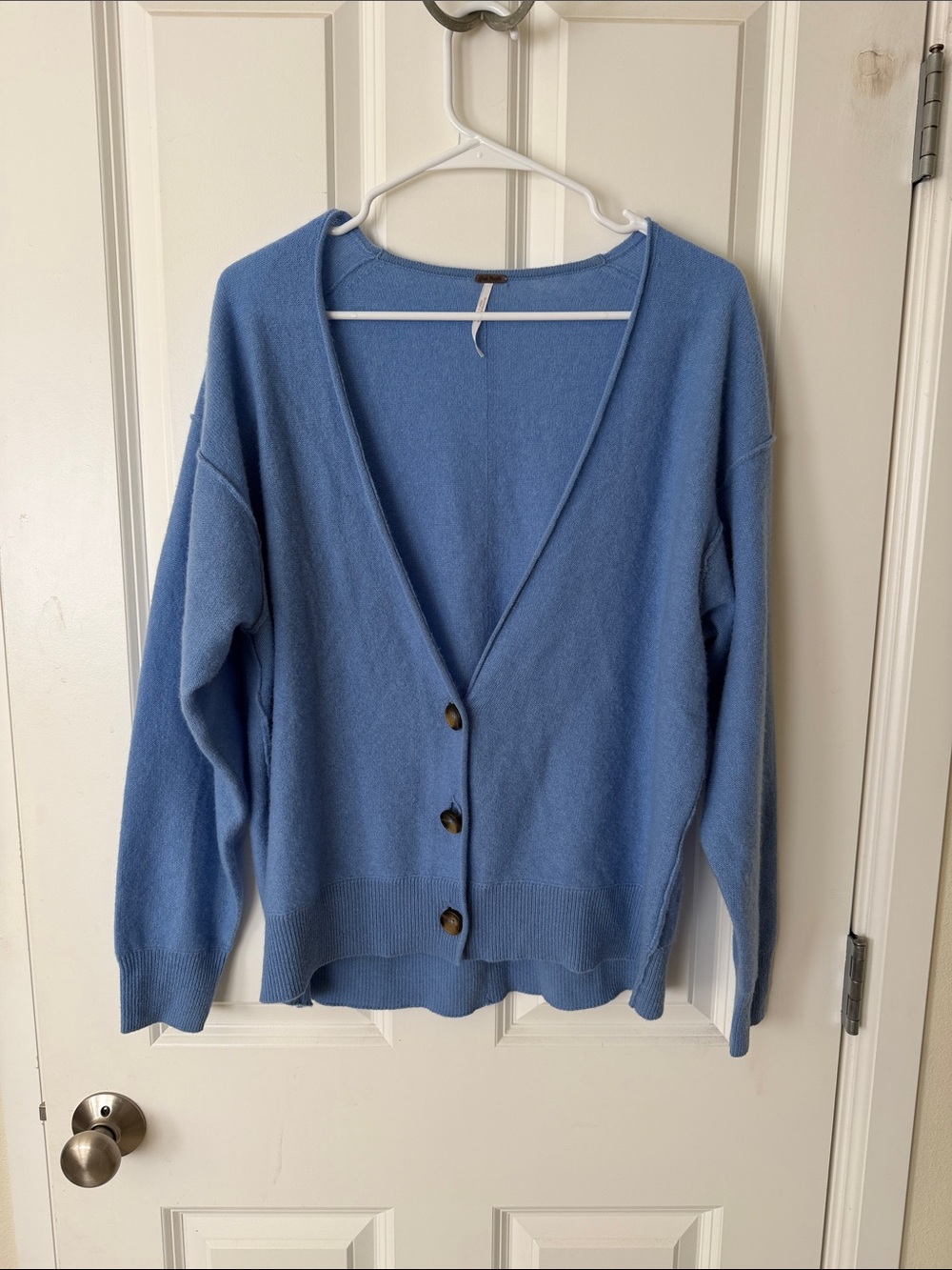 Free People Soft Oversized Cashmere Button Cardigan